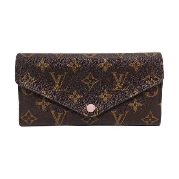 JOSÉPHINE Monogram Coated Canvas Brown Wallet