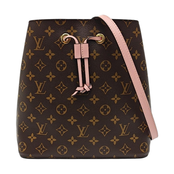 NÉONOÉ MM Monogram Coated Canvas Brown
