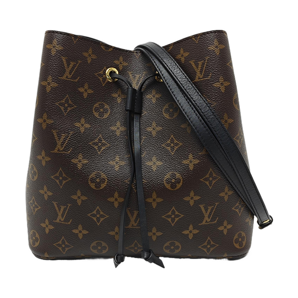 NÉONOÉ MM Monogram Coated Canvas Brown