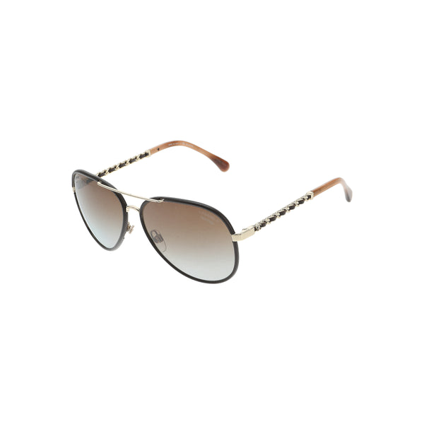 Brown Metal Sunglasses