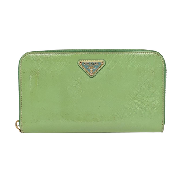 Saffiano Calfskin Wallet Green
