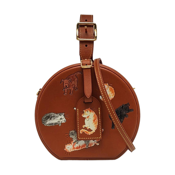 BOITE CHAPEAU PM Calfskin Brown
