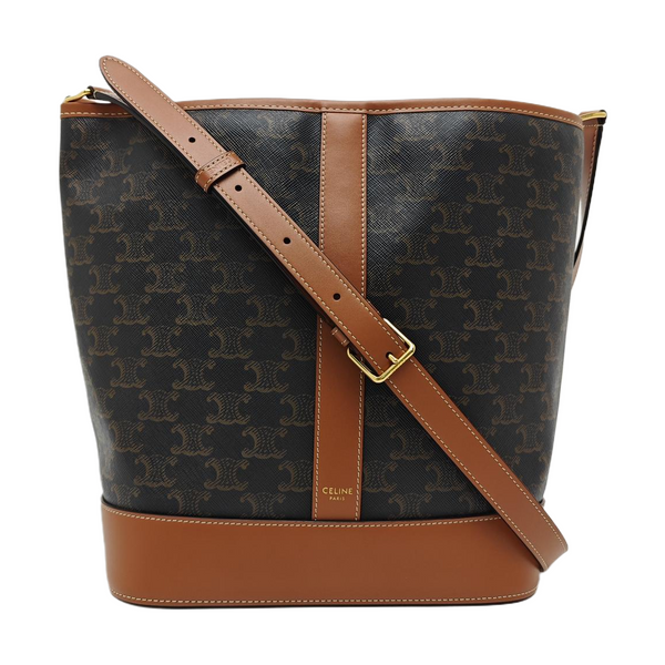 TRIOMPHE CANVAS Medium Coated Canvas Brown