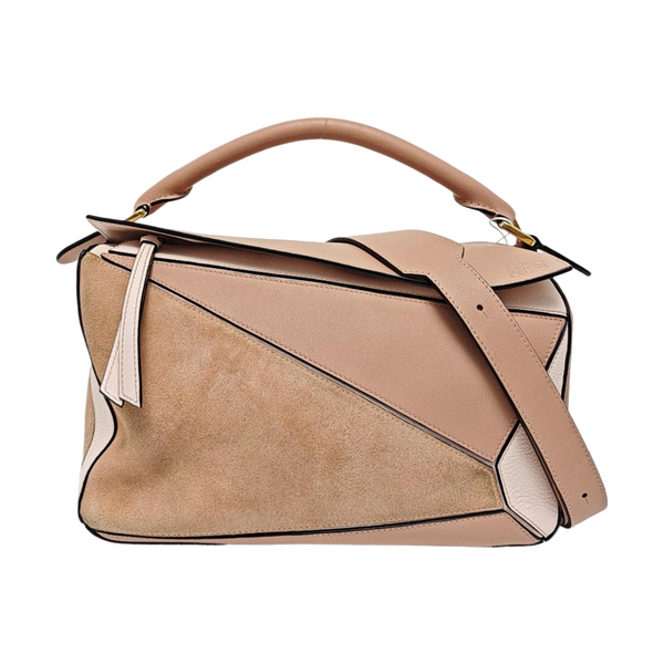 Puzzle Medium Calfskin Pink