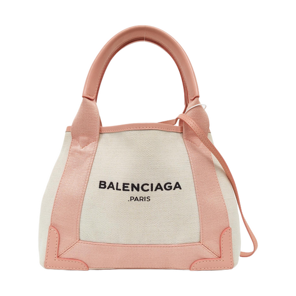 Navy Mini Canvas Beige