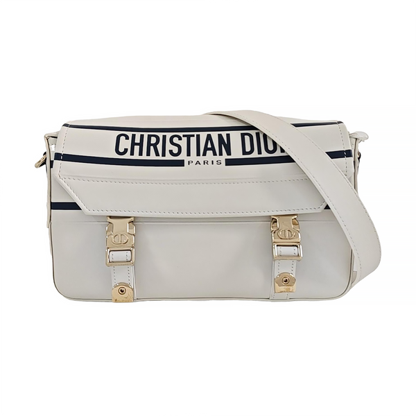 Diorcamp Small Calfskin White