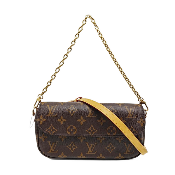 IVY Monogram Coated Canvas Brown