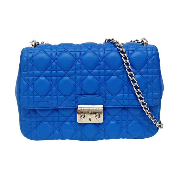 Miss Dior Cannage Lambskin Blue