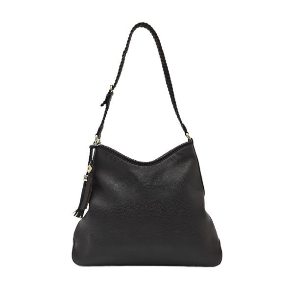 Calfskin Top Handle Bag Brown