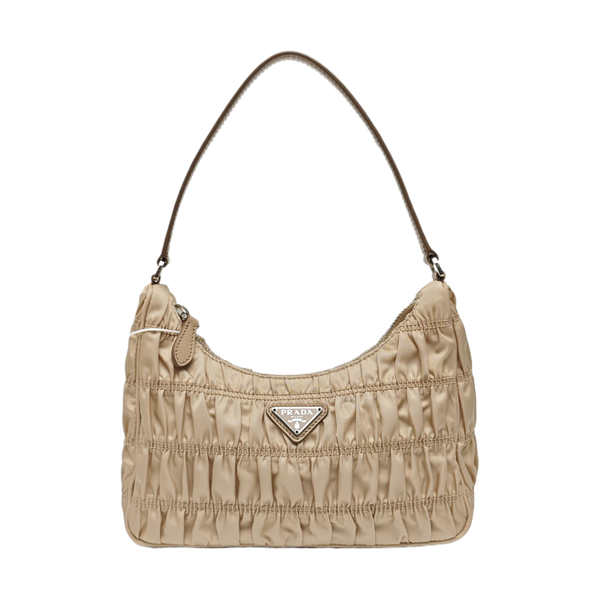 Re-Edition2005 Mini Quilted Nylon Beige