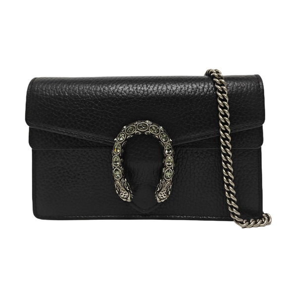 Dionysus Super Mini Calfskin Black