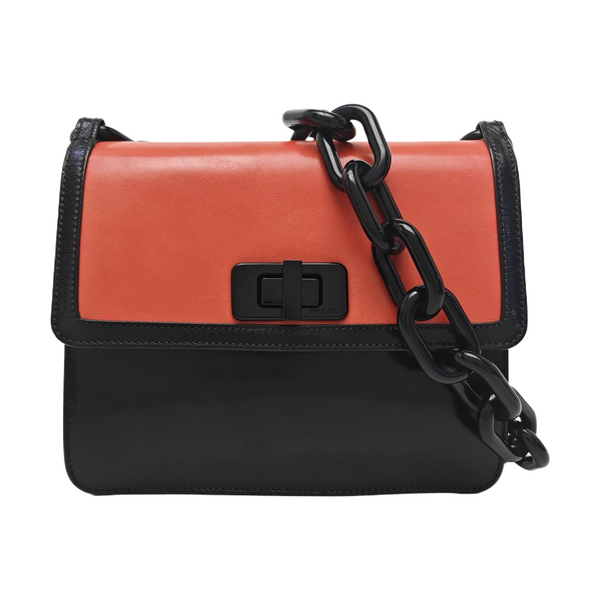 Calfskin Shoulder Bag Black