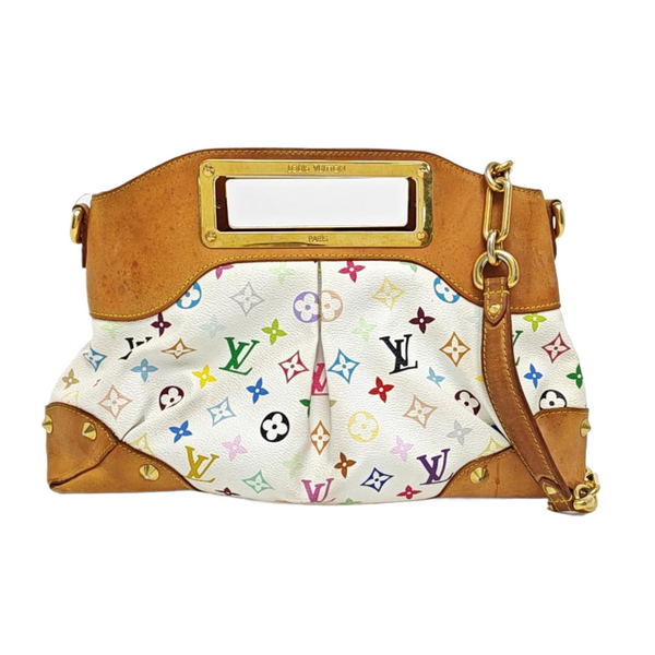 LV × TM JUDY MM Monogram Coated Canvas White