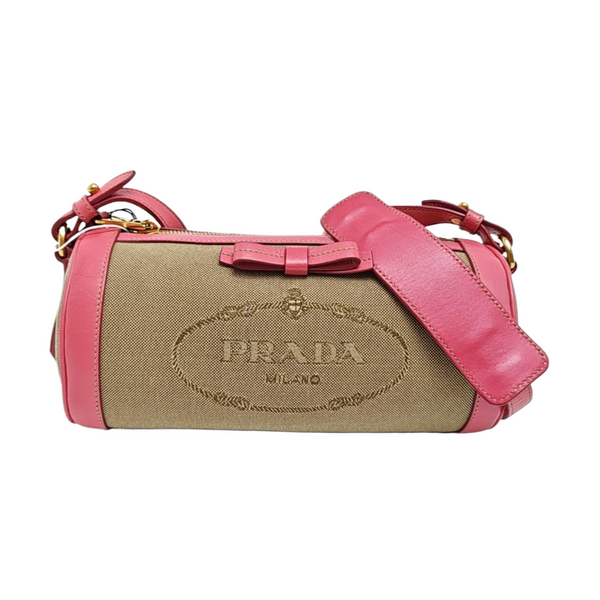 Canvas Shoulder Bag Brown