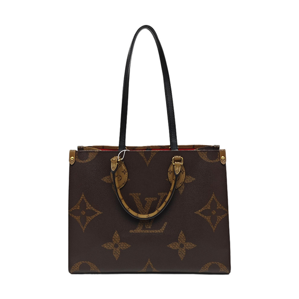ONTHEGO MM Monogram Coated Canvas Brown