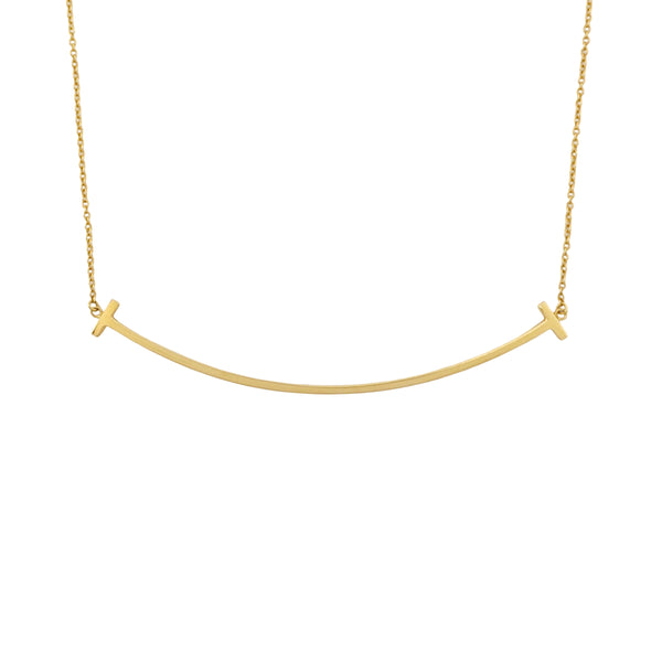 Tiffany T 18k Gold Necklace