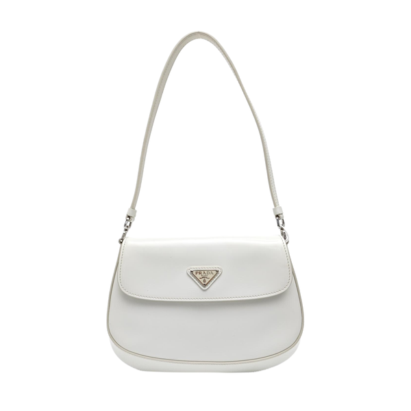 Cleo Saffiano Calfskin White