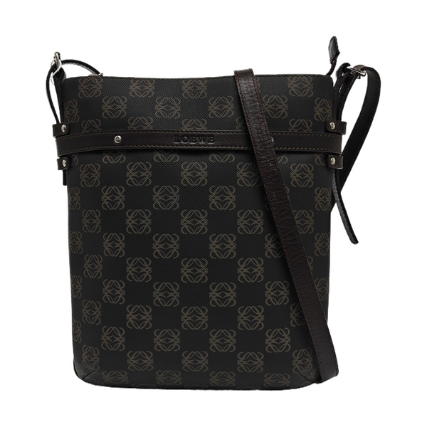 Anagram Monogram Coated Canvas Brown