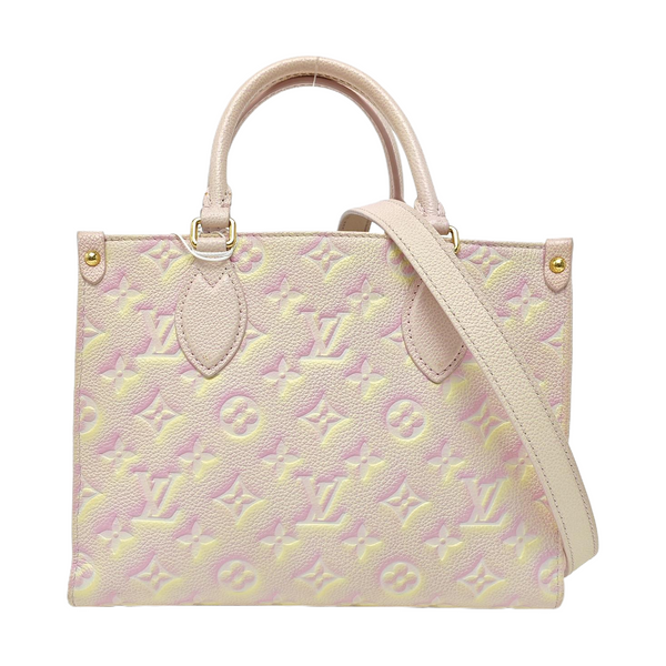 ONTHEGO PM Monogram Calfskin Pink
