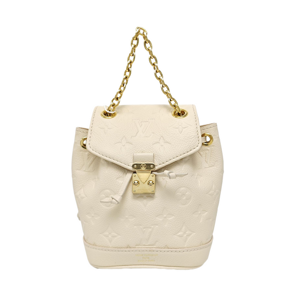 NOÉ Mini Monogram Calfskin Beige