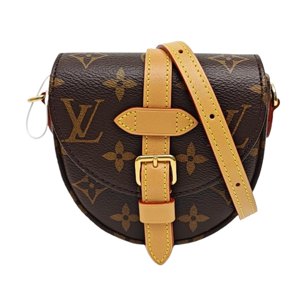 CHANTILLY Mini Monogram Coated Canvas Brown
