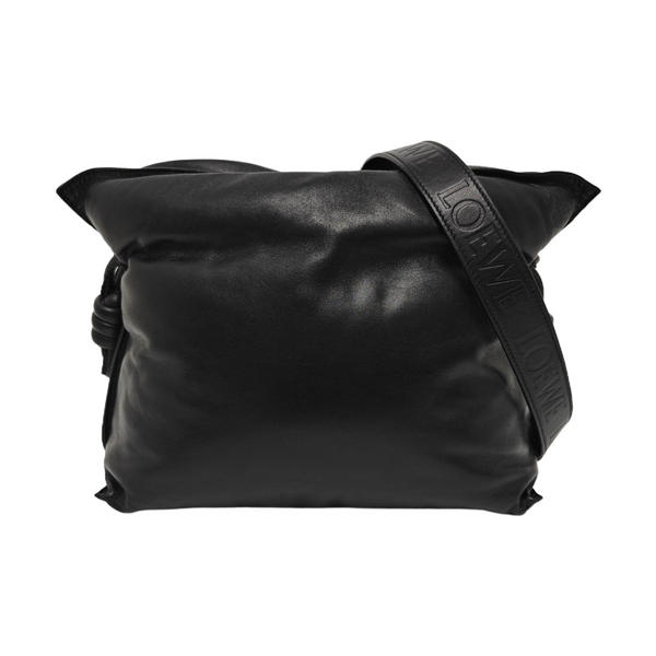 Authenticated pre-owned Flamenco Medium Lambskin Black - Shoulder Bag at Looply