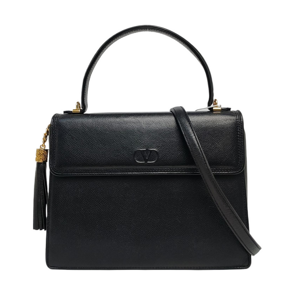 Calfskin Shoulder Bag Black