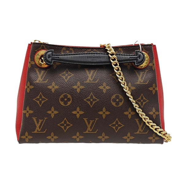 SURENE BB Monogram Coated Canvas Brown