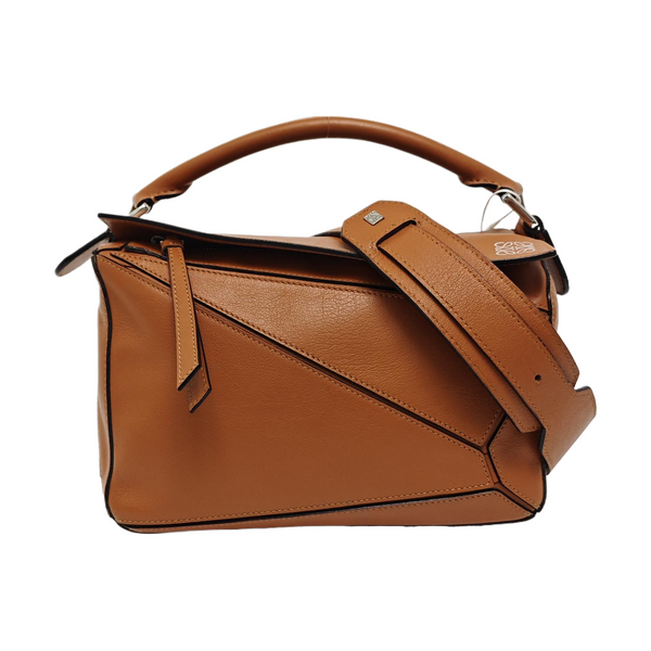 Puzzle Small Calfskin Brown