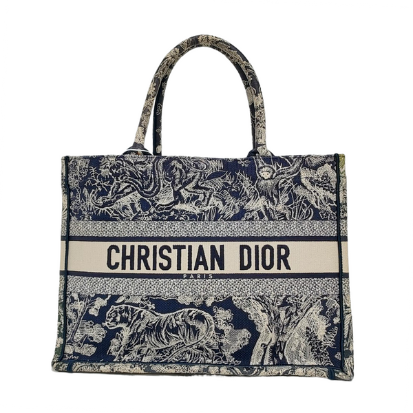 Book Tote Medium Fabric Blue