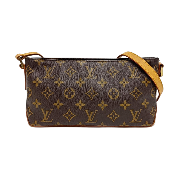 TROTTER Monogram Coated Canvas Brown