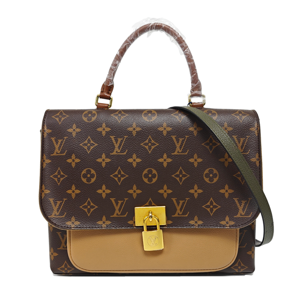 MARIGNAN Monogram Coated Canvas Brown