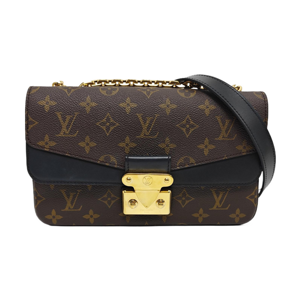 MARCEAU Monogram Coated Canvas Brown