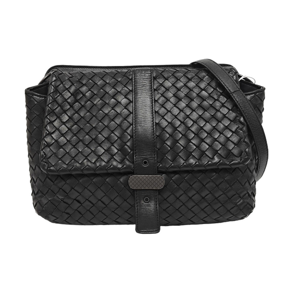 Calfskin Shoulder Bag Black