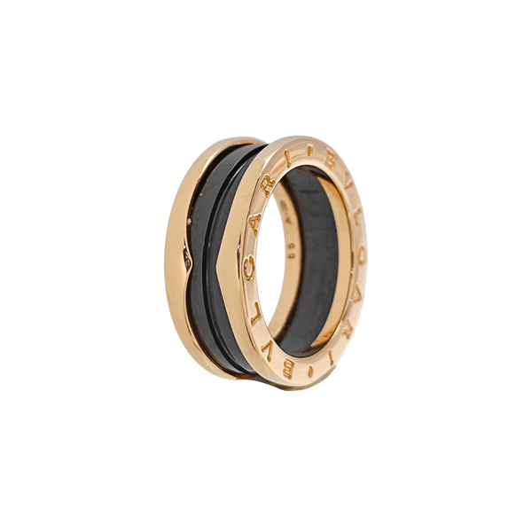 B.ZERO1 18k Rose Gold Ring EU 55