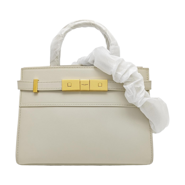 MANHATTAN Nano Calfskin White