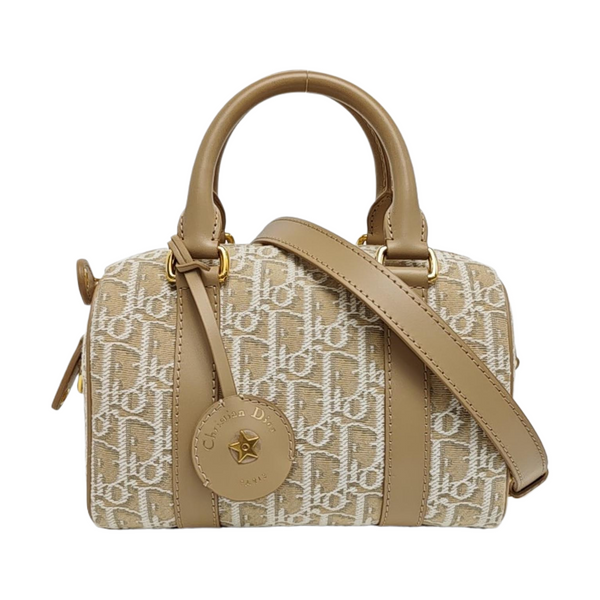 Boston Oblique Canvas Beige
