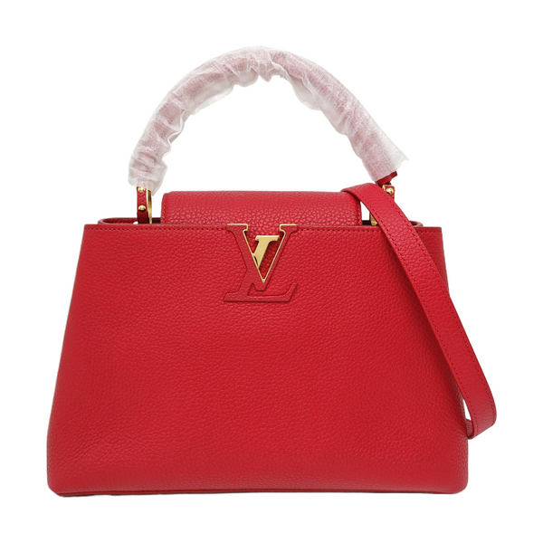 CAPUCINES MM Calfskin Red