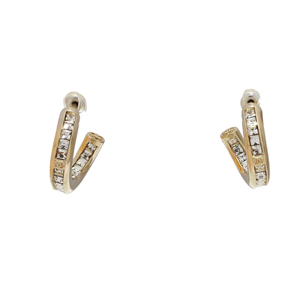 Metal Gold Stud Earrings