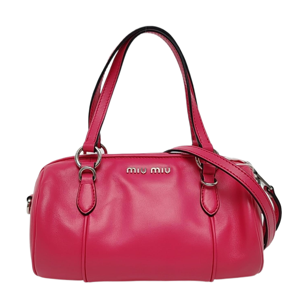 Calfskin Shoulder Bag Red