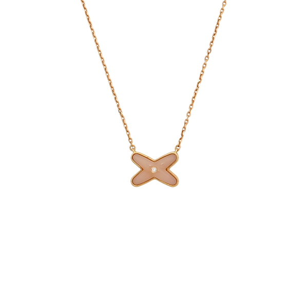 Jeux De Liens 18k Rose Gold Necklace