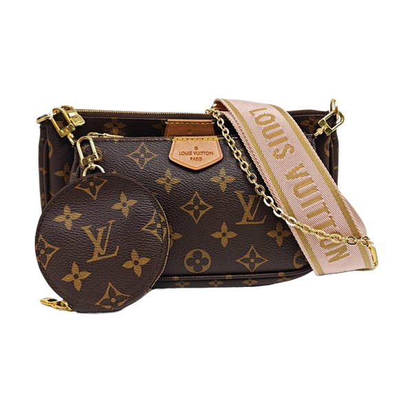 MULTI Monogram Coated Canvas Brown