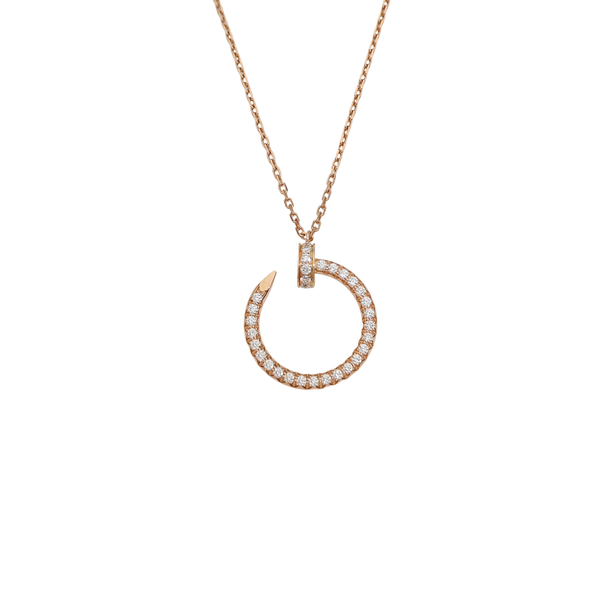 JUSTE UN CLOU 18k Rose Gold Necklace
