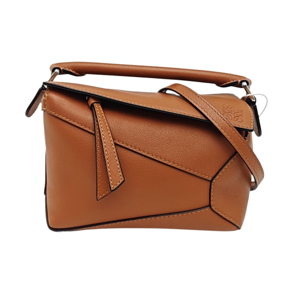 Puzzle Mini Calfskin Brown