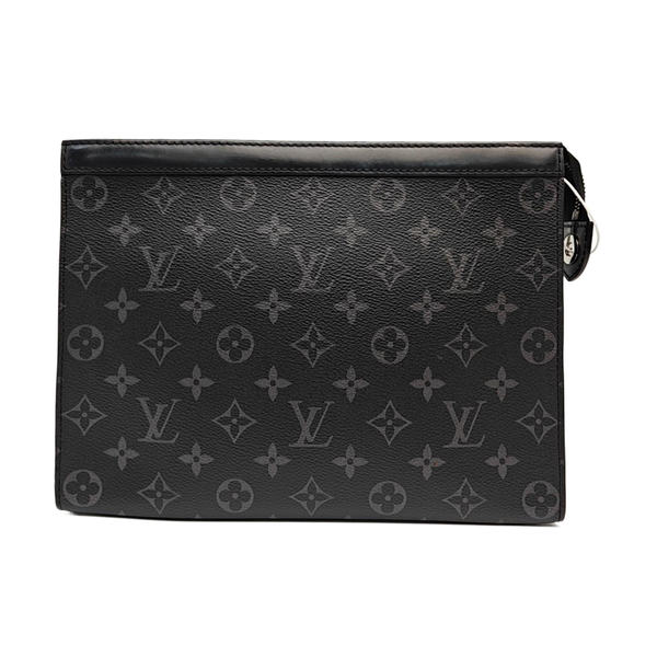 Pochette Voyag MM Monogram Coated Canvas Black