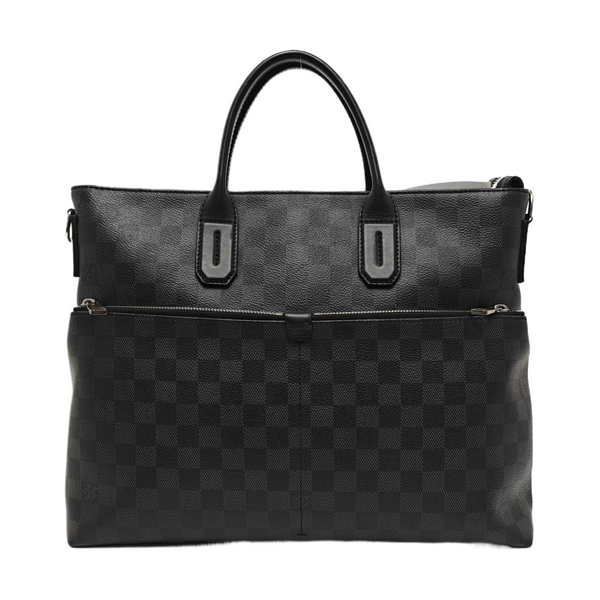 7 DAYS A WEEK Damier Graphite Coated Canvas Gray