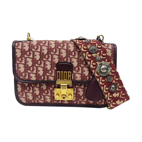 Dioraddict Oblique Canvas Red
