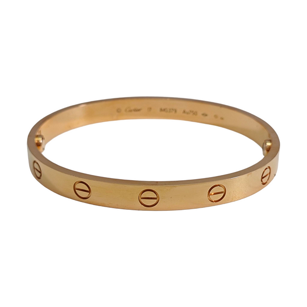 LOVE 18k Rose Gold Bangle