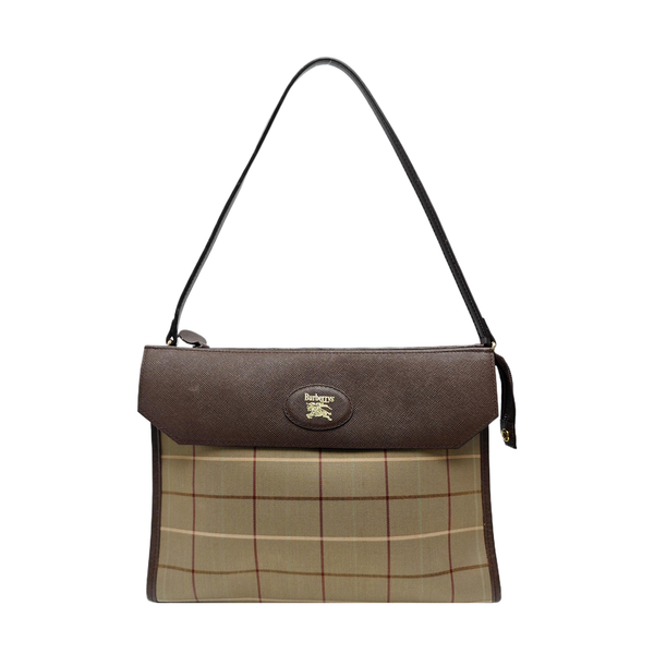 Canvas Shoulder Bag Brown