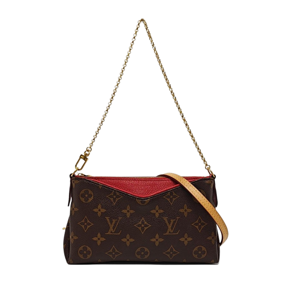 PALLAS BB Monogram Coated Canvas Brown